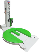 Паллетоупаковщик Olympic 200 с Е-образной платформой (Россия). Паллетоупаковщик Olympic 200 с Е-образной платформой (Россия).